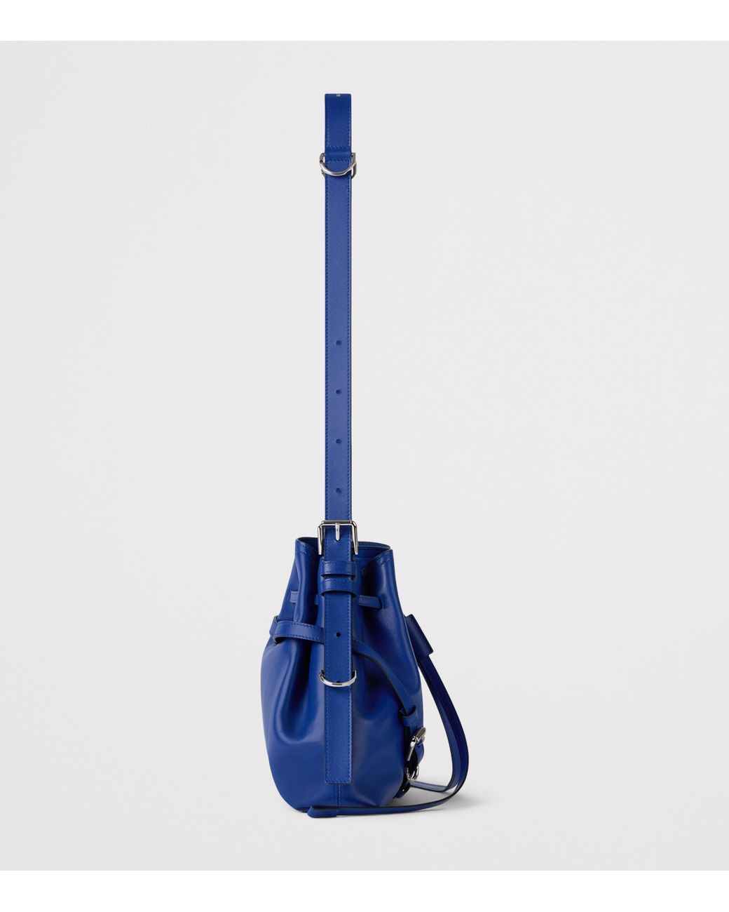 Givenchy Blue Small Leather Voyou Bucket Bag