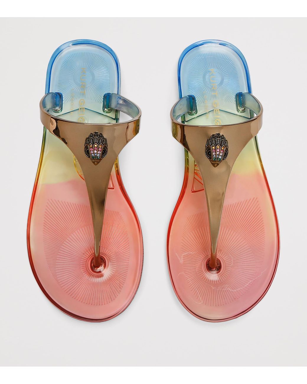 Kurt Geiger Multicolor Maddison T-Bar Sandals