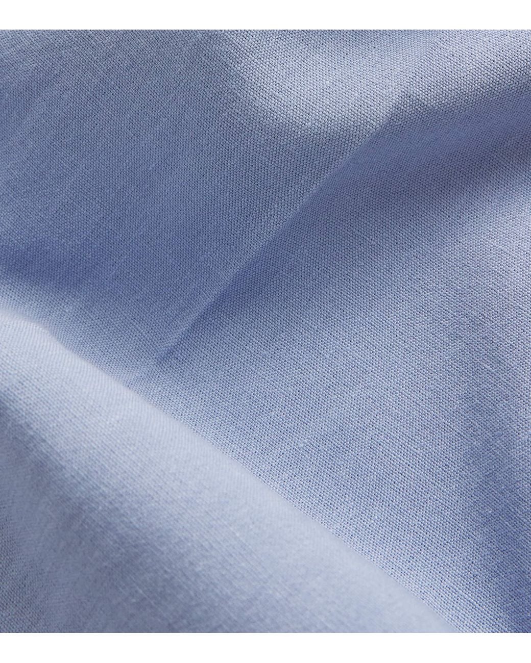 Chloé Blue Linen Flared Trousers