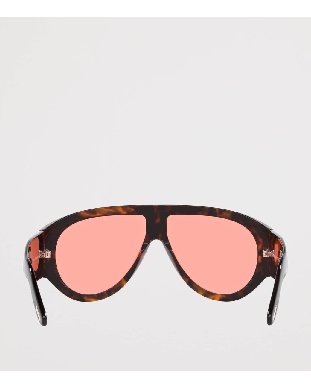 Tom Ford Brown Tortoiseshell Bronson Aviator Sunglasses for men