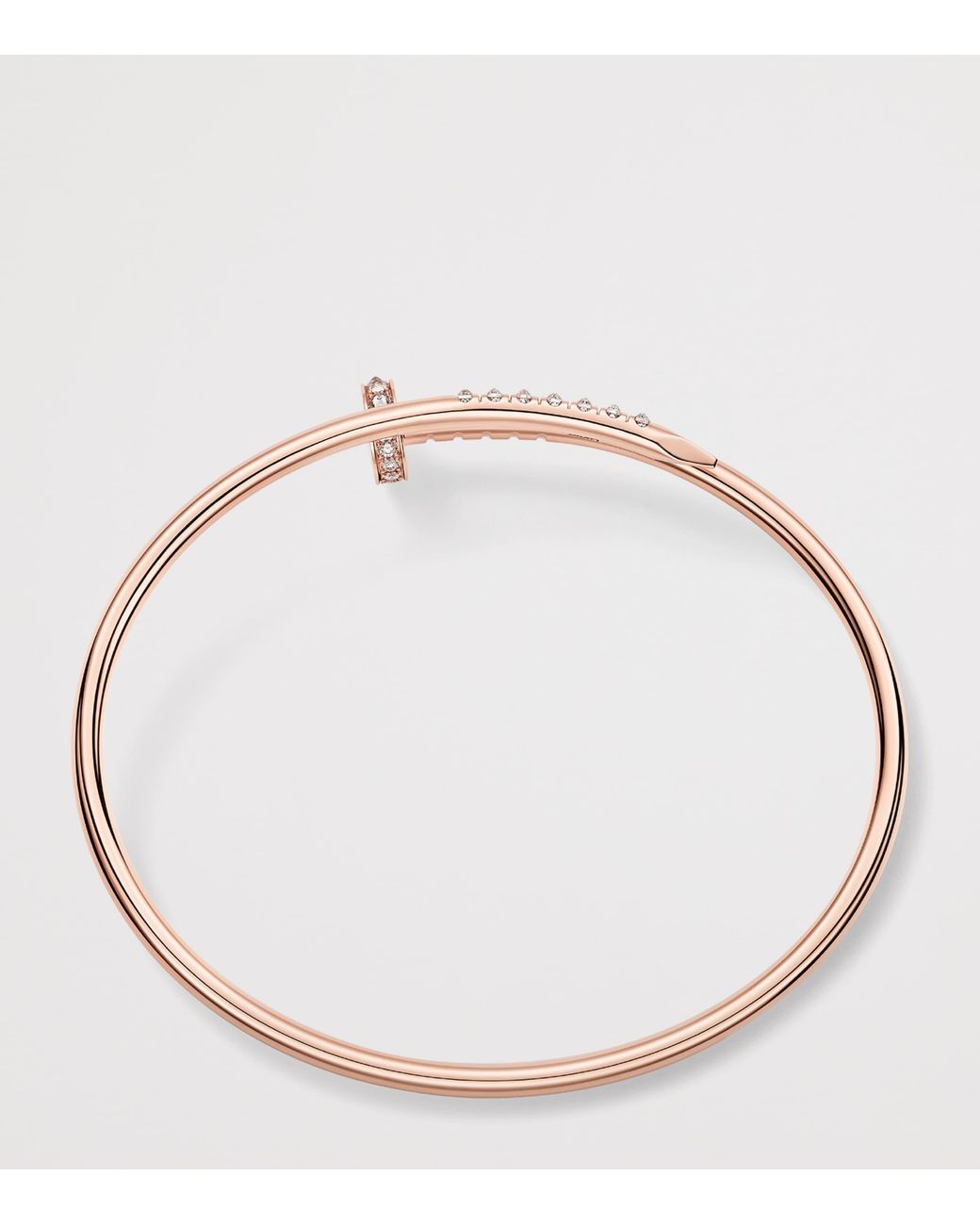 Cartier White Small And Diamond Juste Un Clou Bracelet
