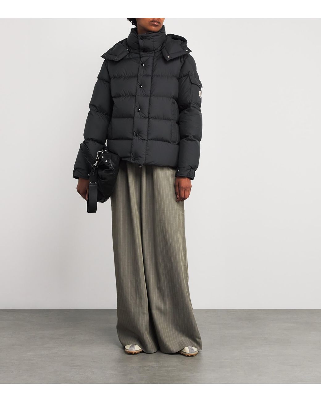 Moncler Black Down Adaptable Maya 70 Jacket