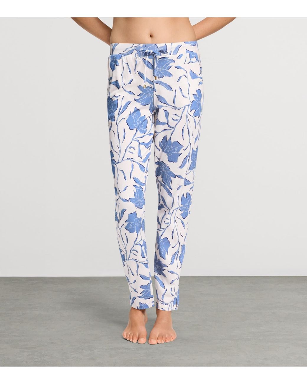 Hanro Blue Printed Sleep & Lounge Trousers