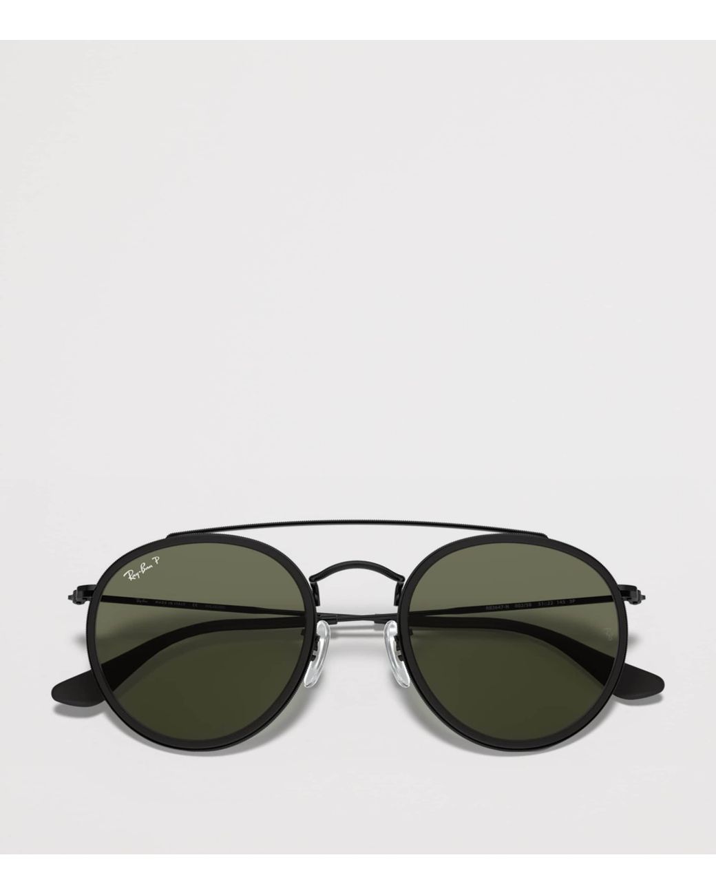Ray-Ban Green Rb3647N Double Bridge Round Sunglasses