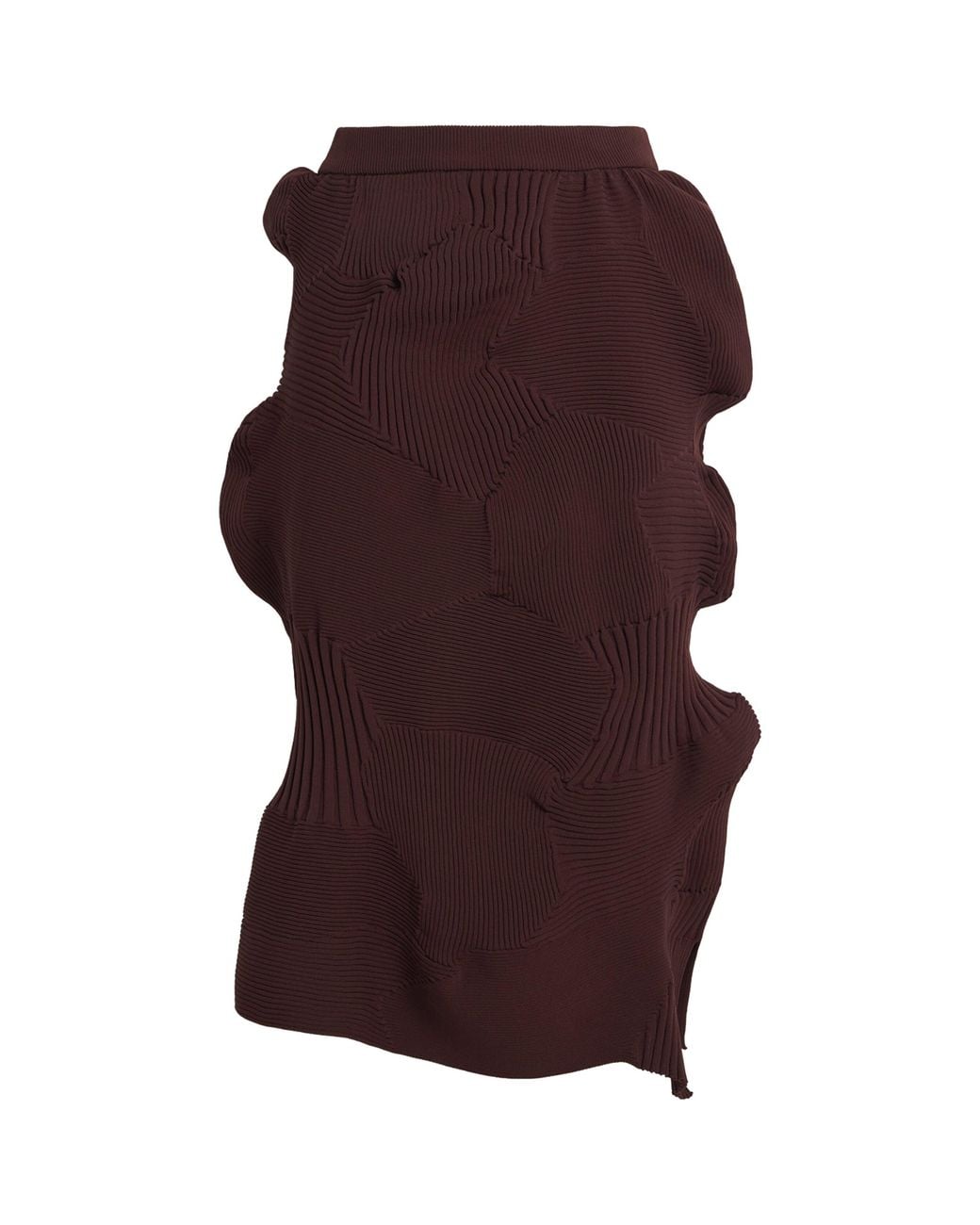Issey Miyake Purple Kone Kone Knit Skirt