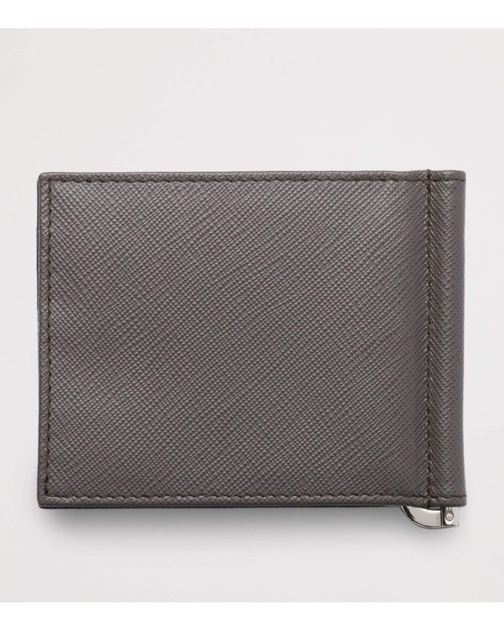 Prada Black Saffiano Leather Bifold Wallet for men