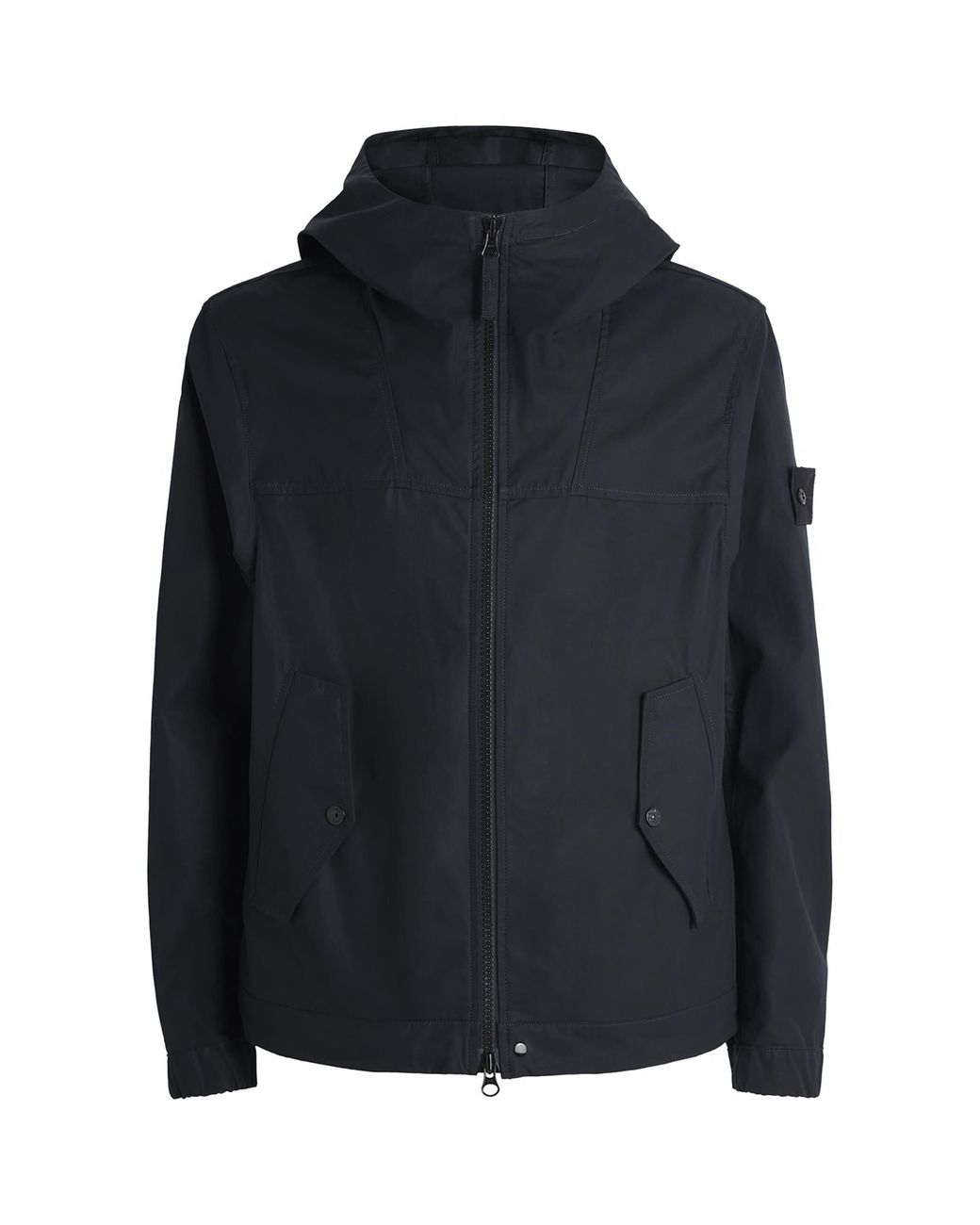 Stone Island Blue Cotton Ghost Hooded Jacket for men