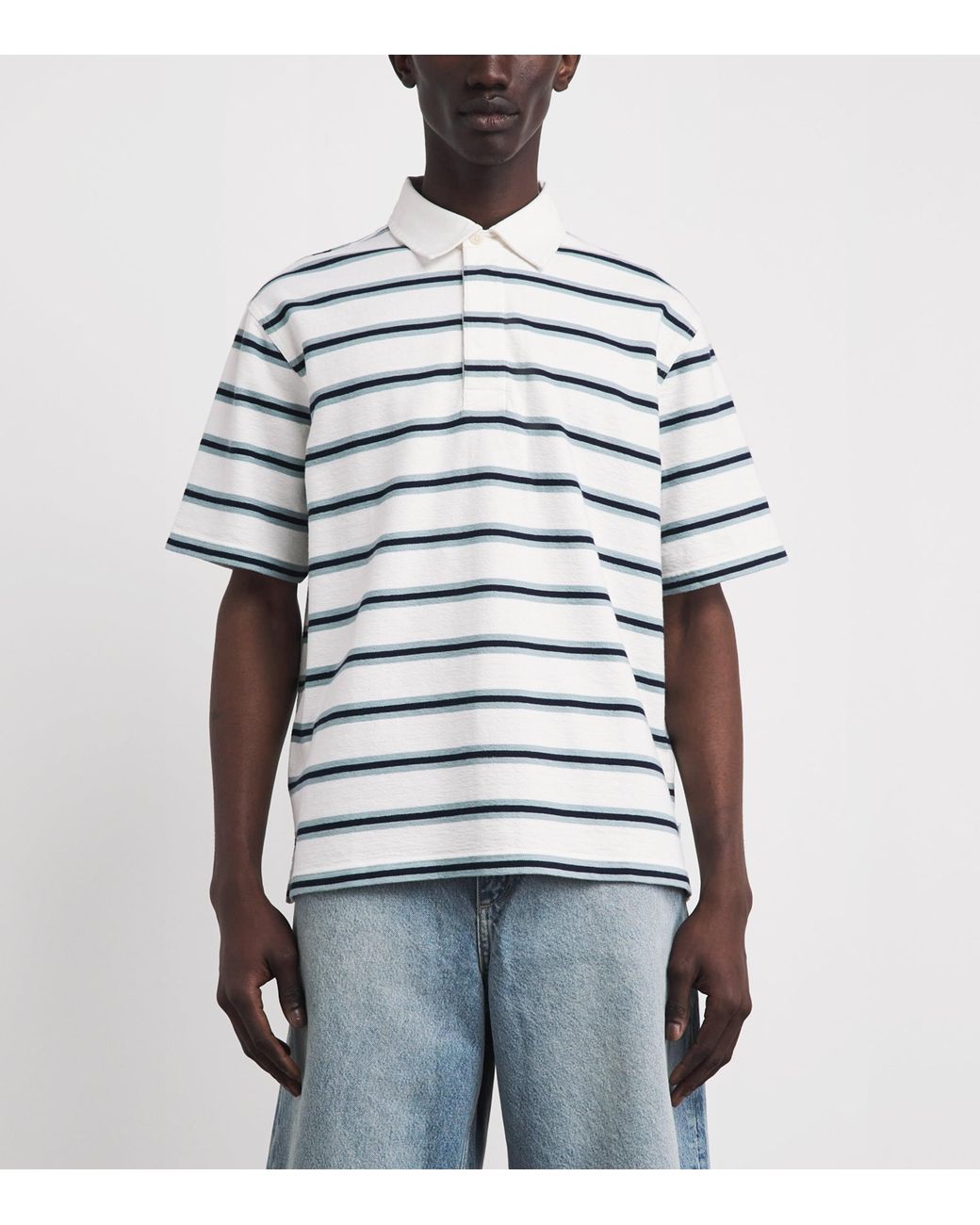 Wax London White Organic Cotton Redman Polo Shirt for men