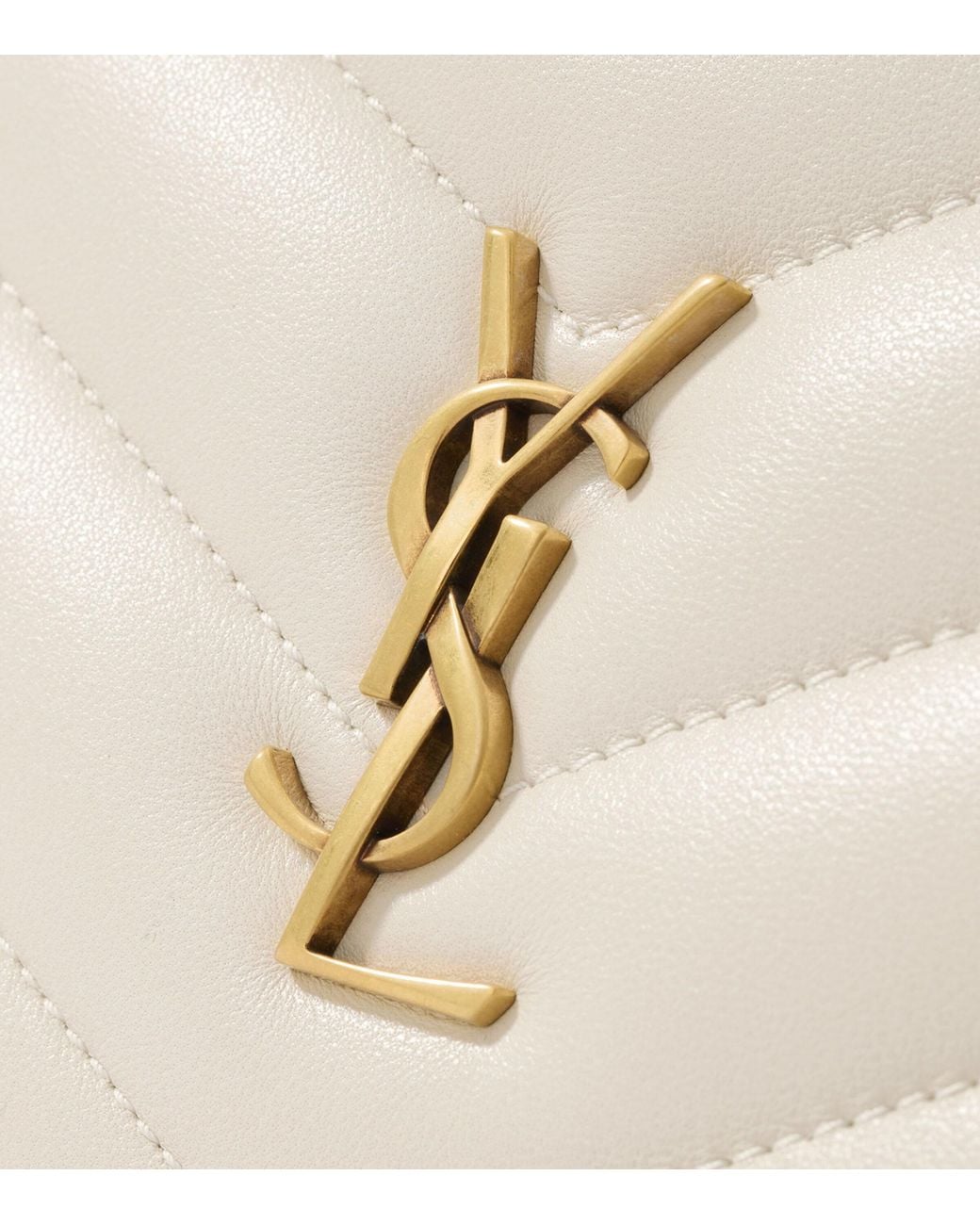 Saint Laurent Natural Leather Loulou Camera Bag