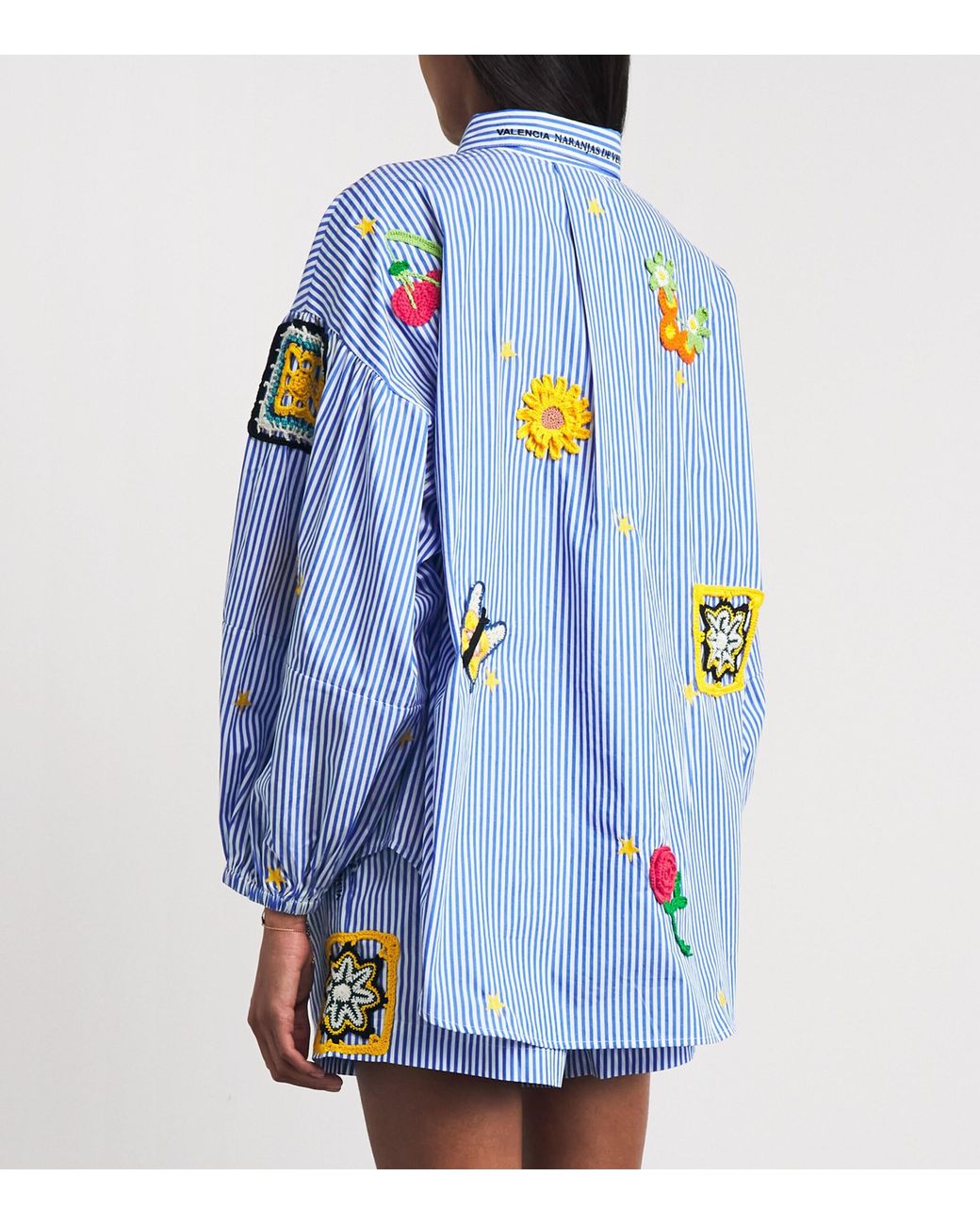 Camilla Blue Cotton Magic Of The Mercado Shirt