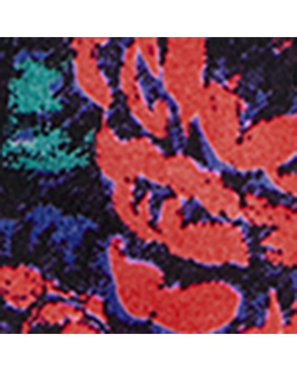 Givenchy Blue Silk Floral Tie