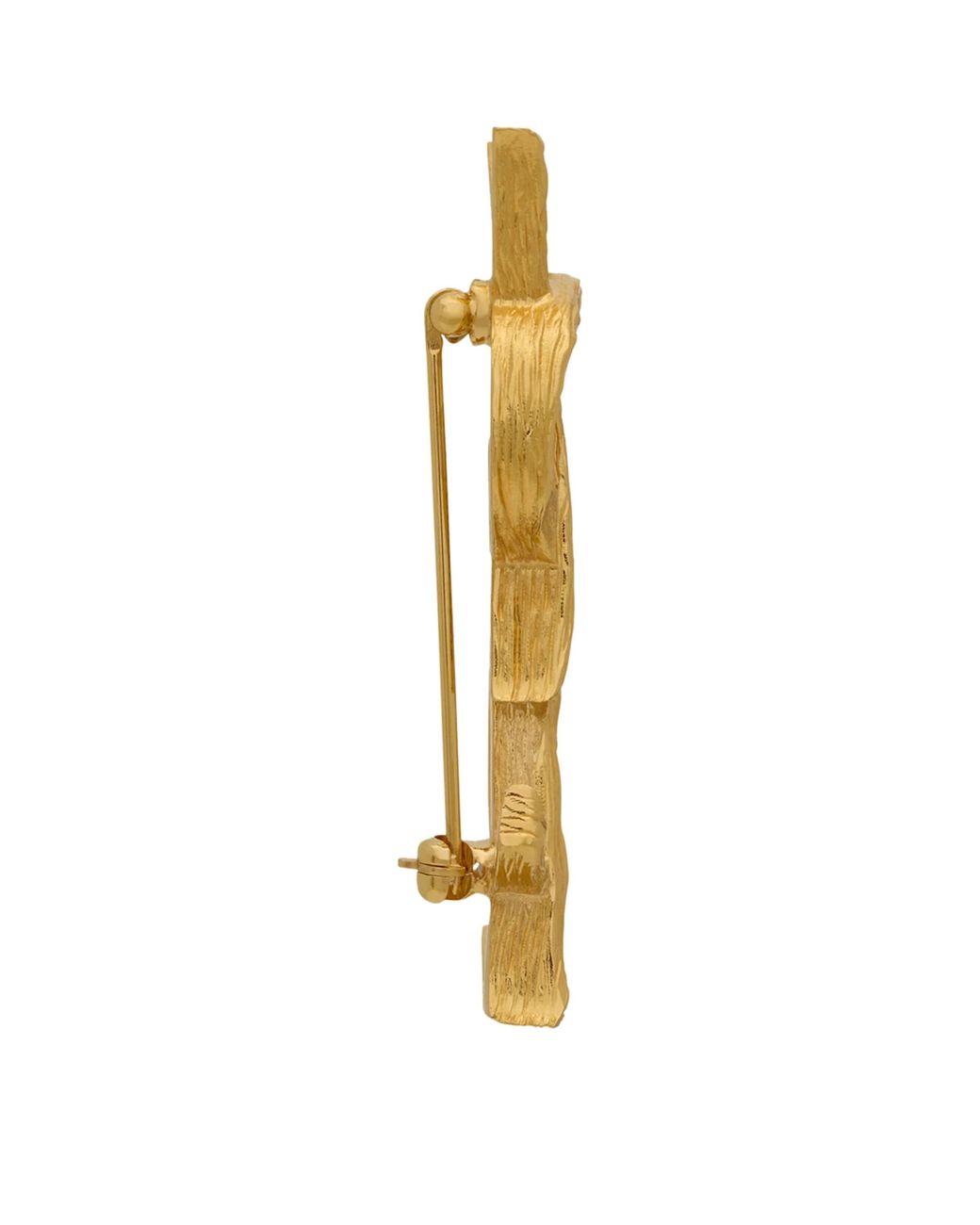 Saint Laurent Metallic Opyum Ysl Brooch