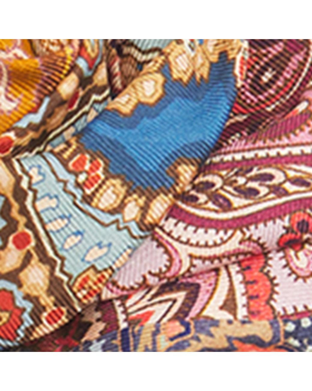Zimmermann Yellow Silk Paisley Scrunchie
