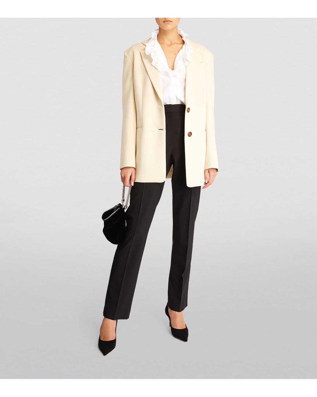 Jimmy Choo Black Love 65 Suede Pumps