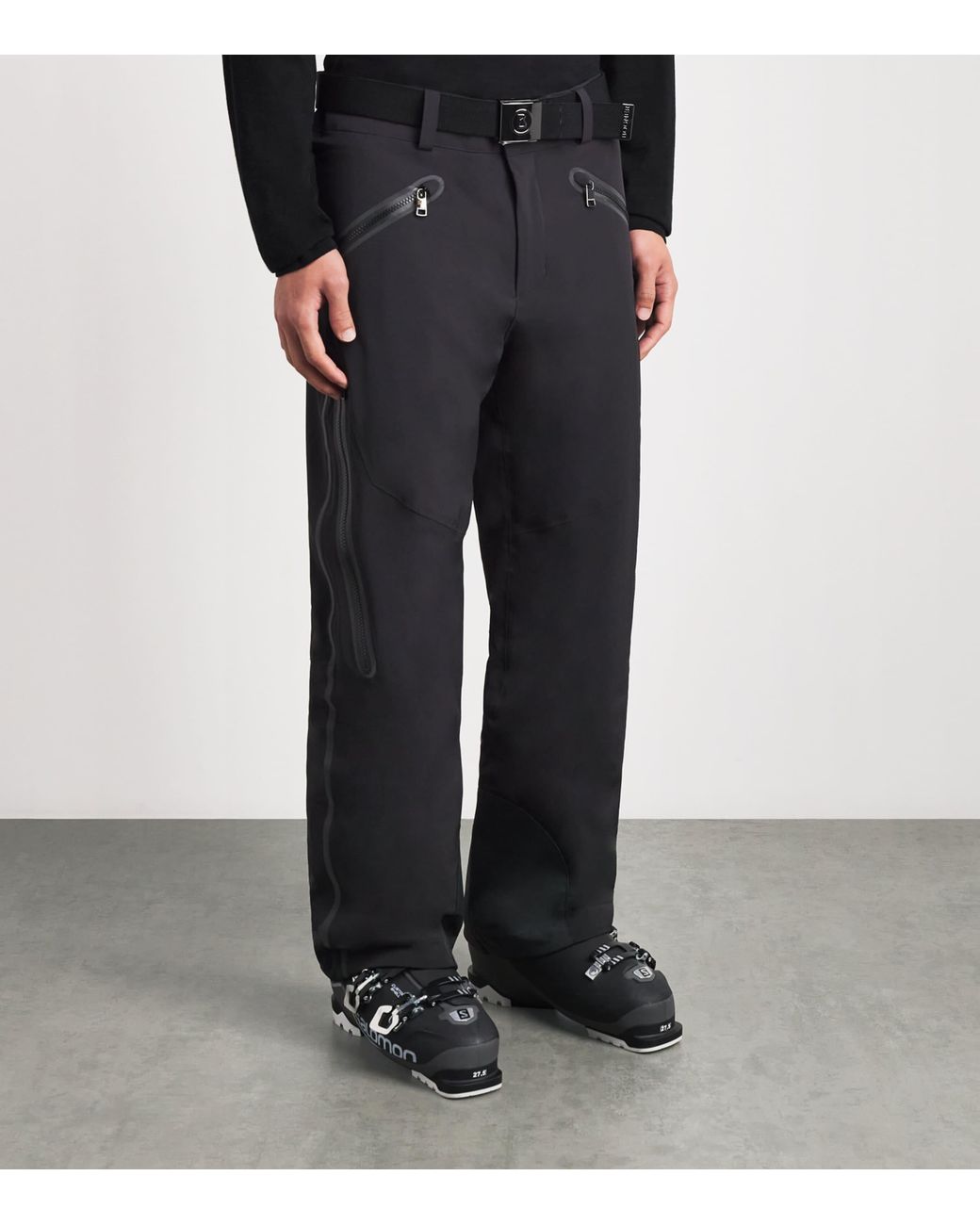 Bogner Black Water-Repellent Tim Ski Trousers for men
