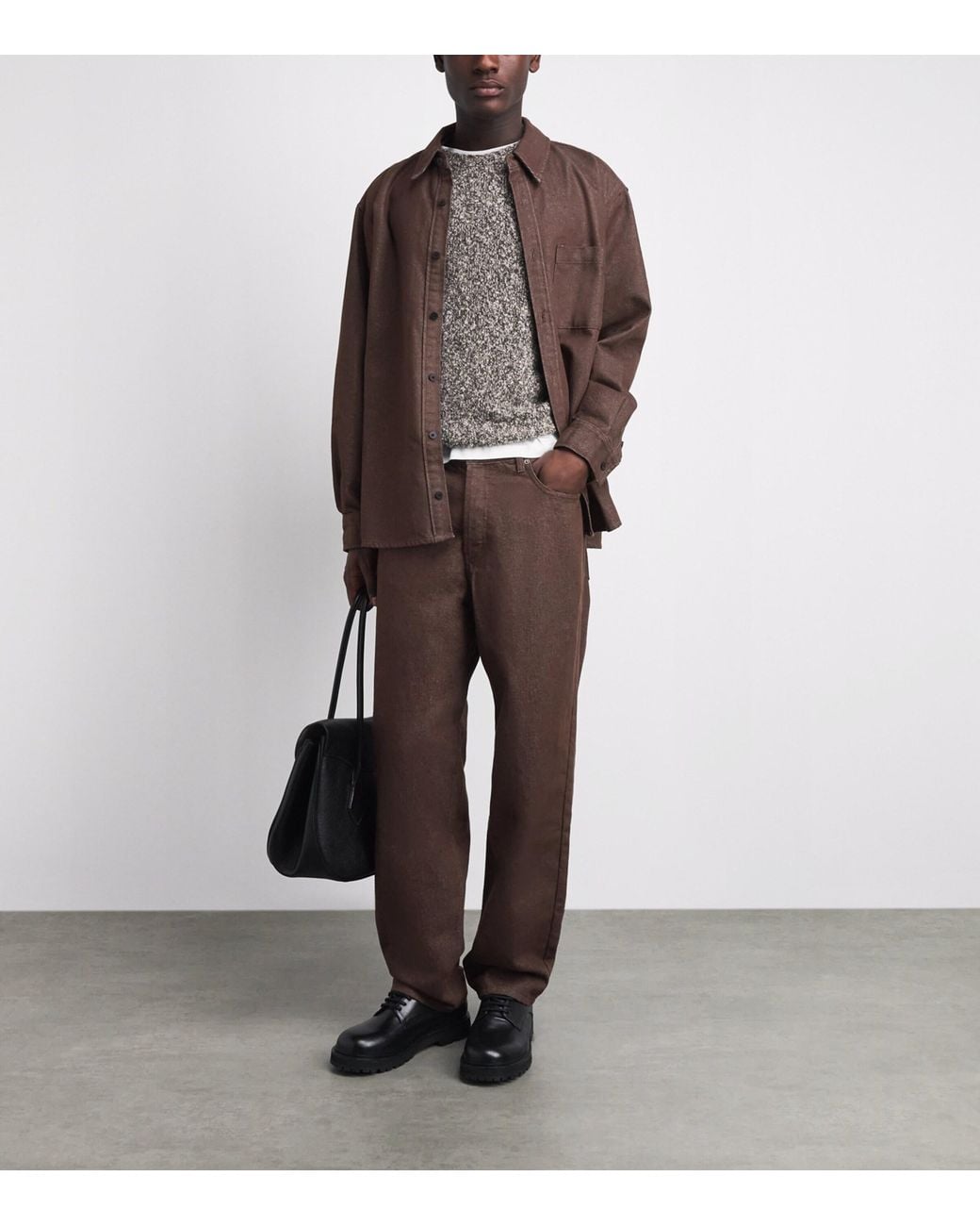 LE17SEPTEMBRE Brown Wide-Leg Jeans for men
