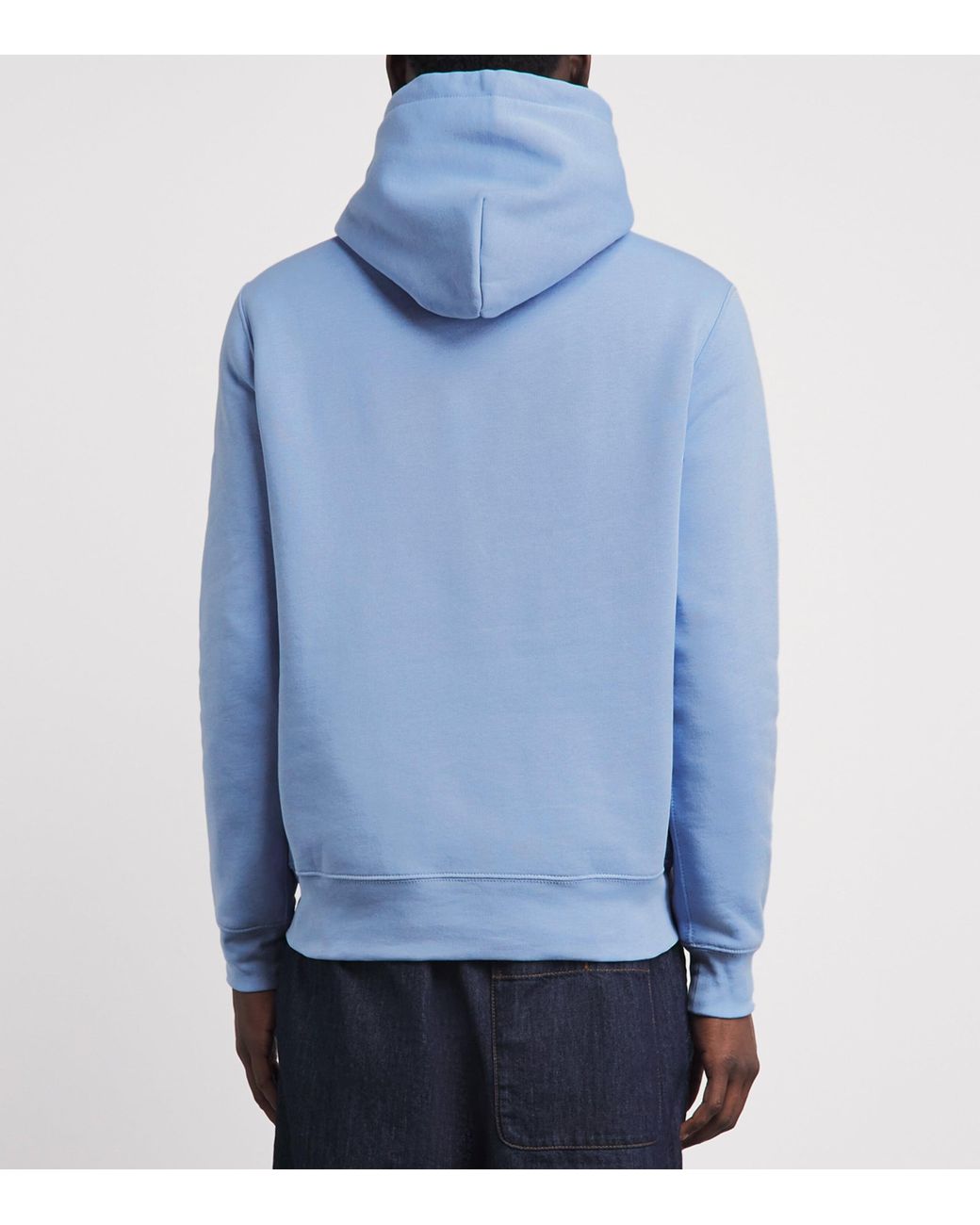 Polo Ralph Lauren Blue Cotton-Blend Polo Bear Hoodie for men