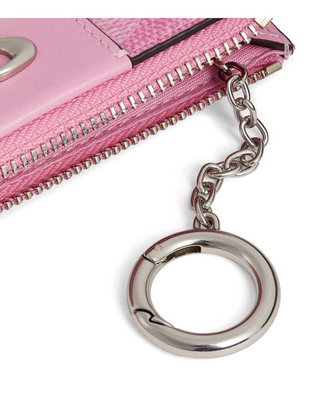 coach-pink-Mini-Canvas-Zipped-