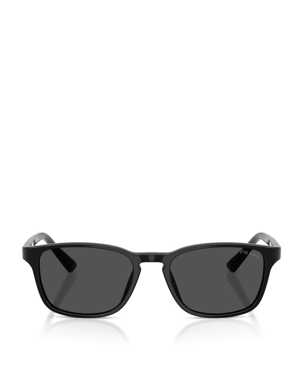 Prada Black Acetate Pillow Sunglasses for men