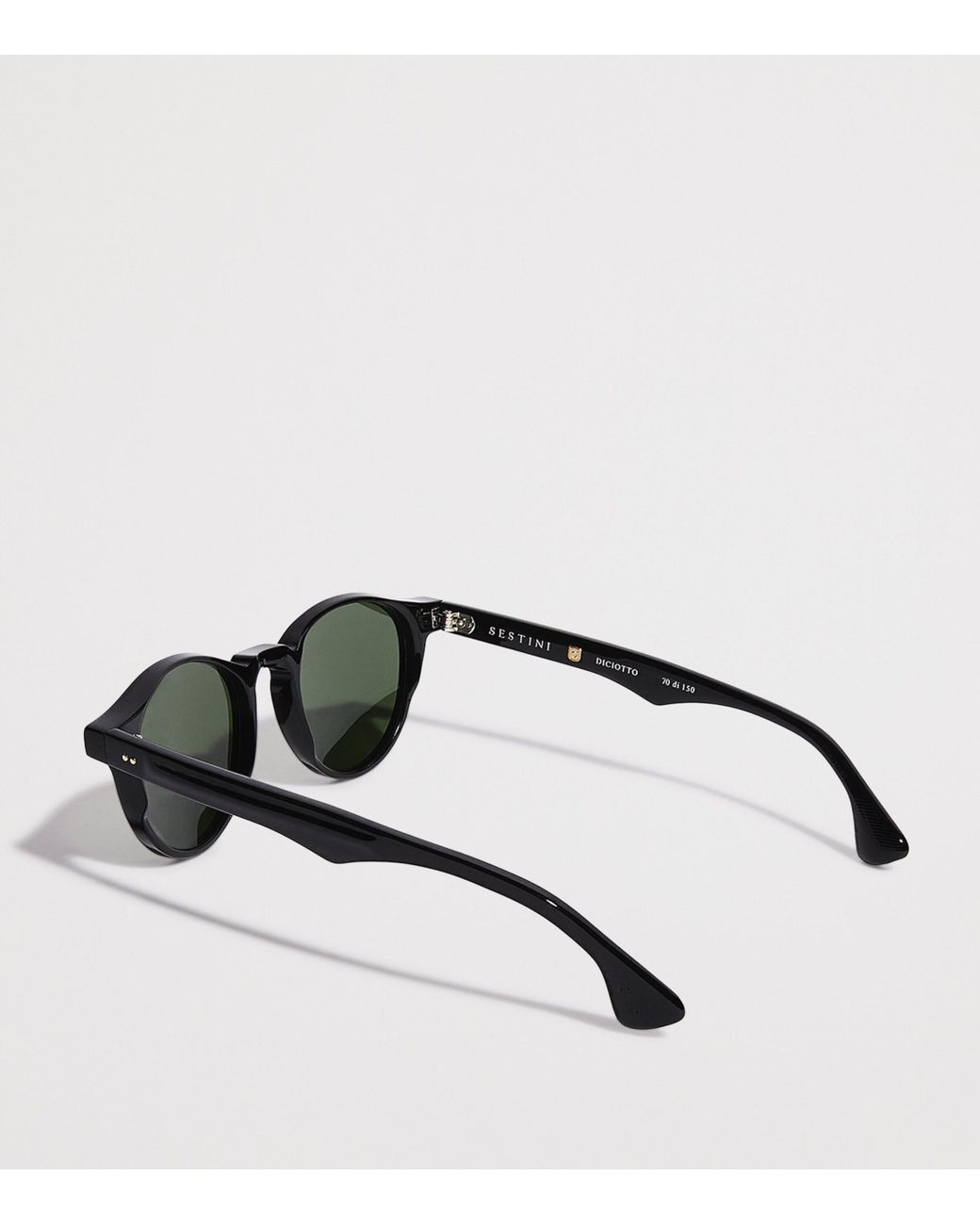 Sestini Eyewear Green Acetate Diciotto Sunglasses for men