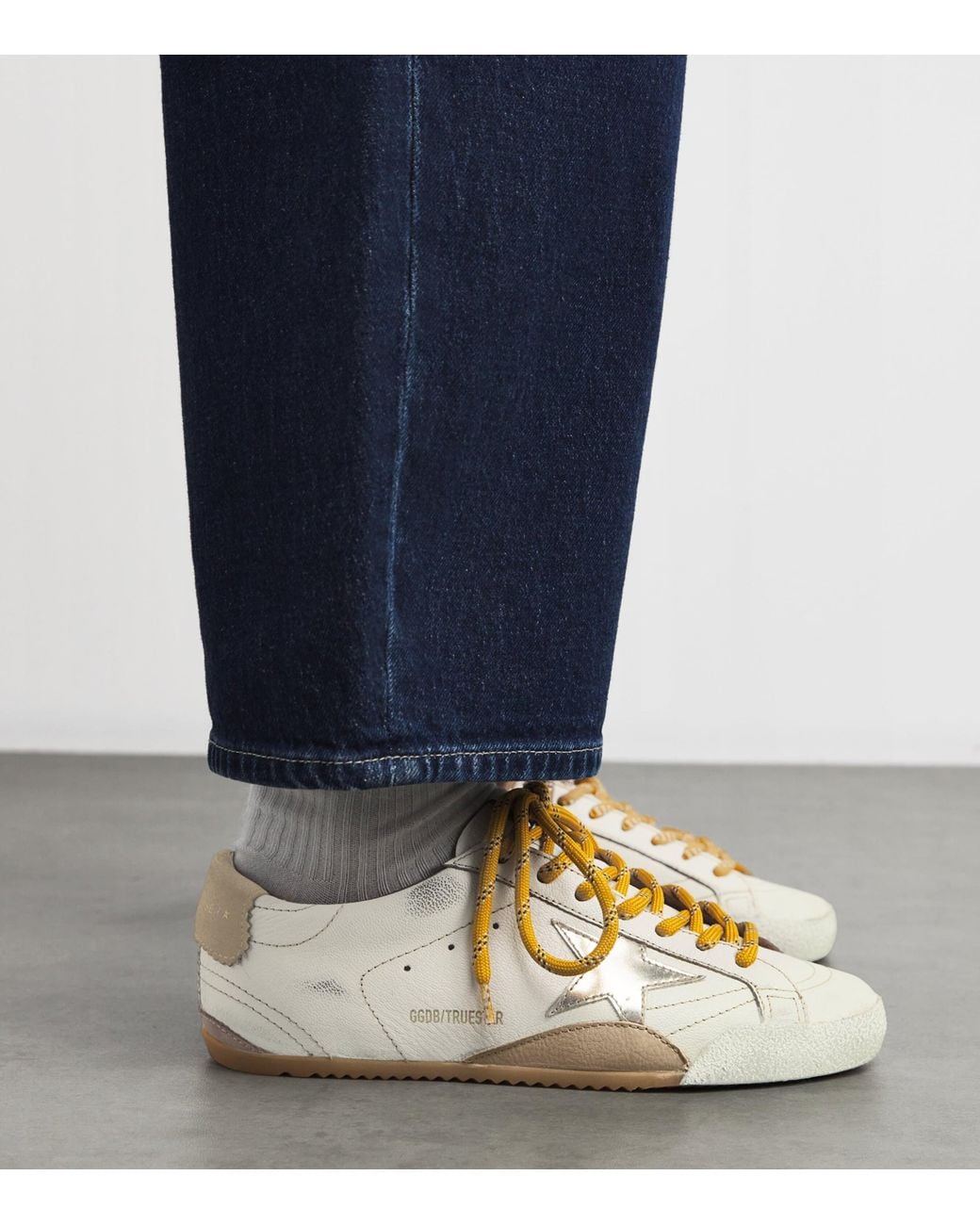 Golden Goose Deluxe Brand Natural Leather True Star Sneakers