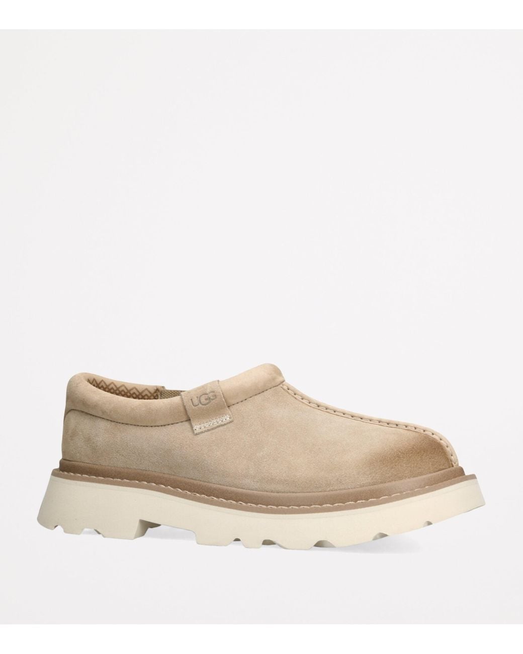 Ugg Natural Suede Tasman Lug Slippers for men