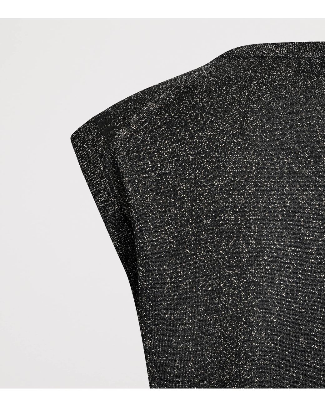 Dolce & Gabbana Black Metallic-Trim Tank Top