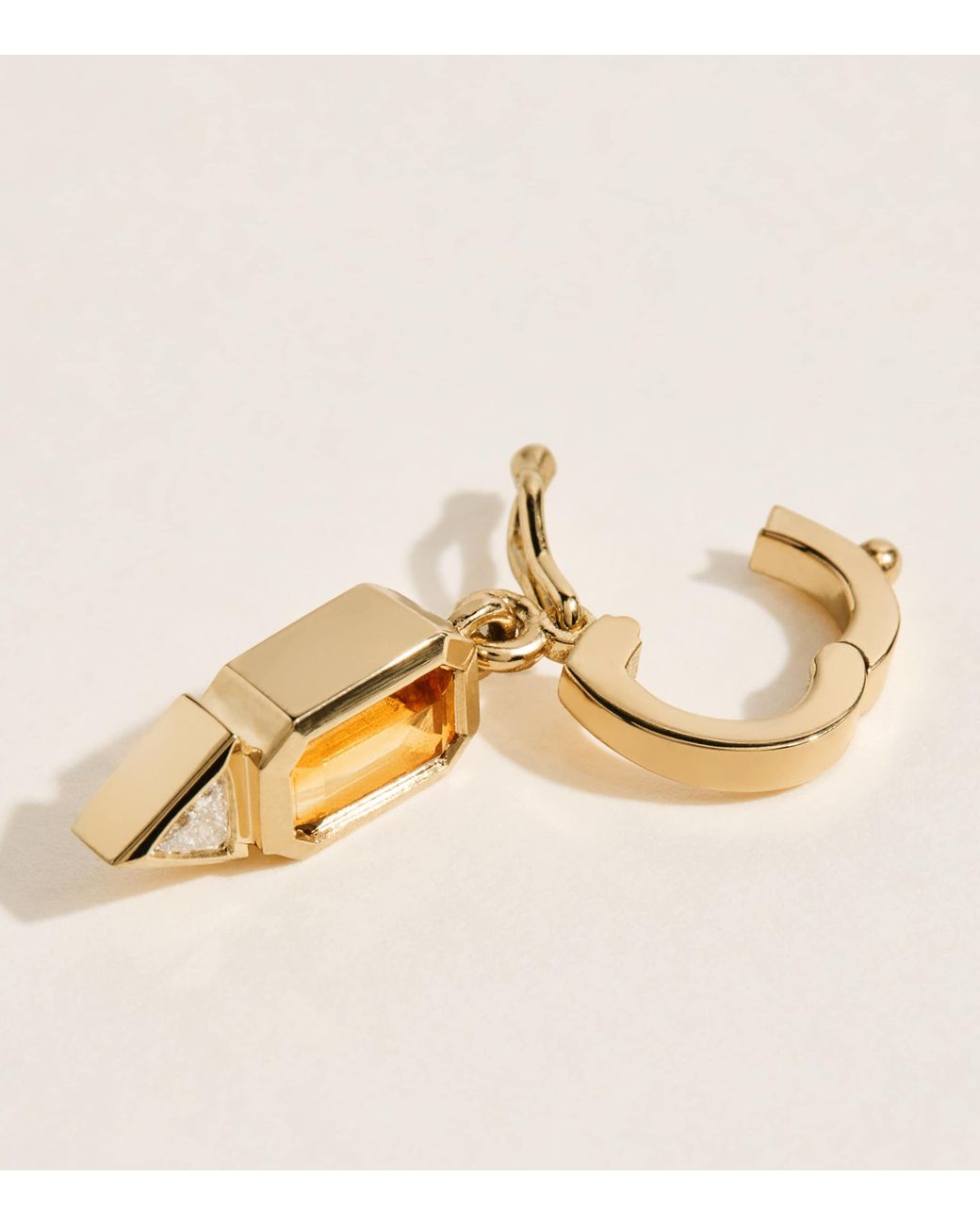 Azlee Natural Diamond And Citrine November Charm