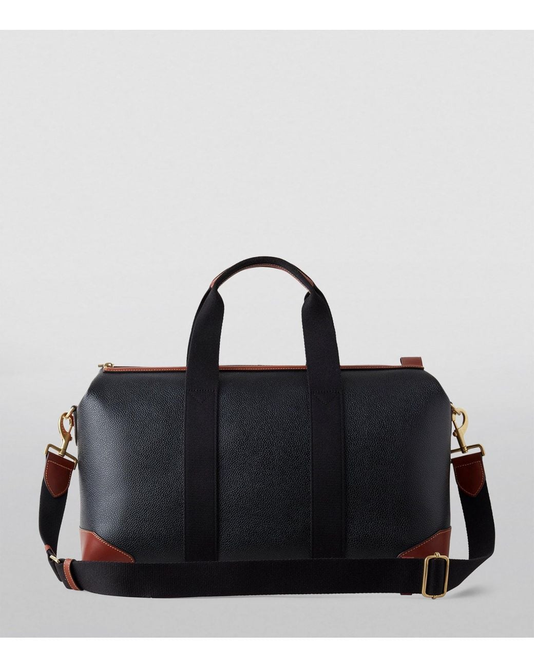 Mulberry Black Heritage Clipper Holdall for men