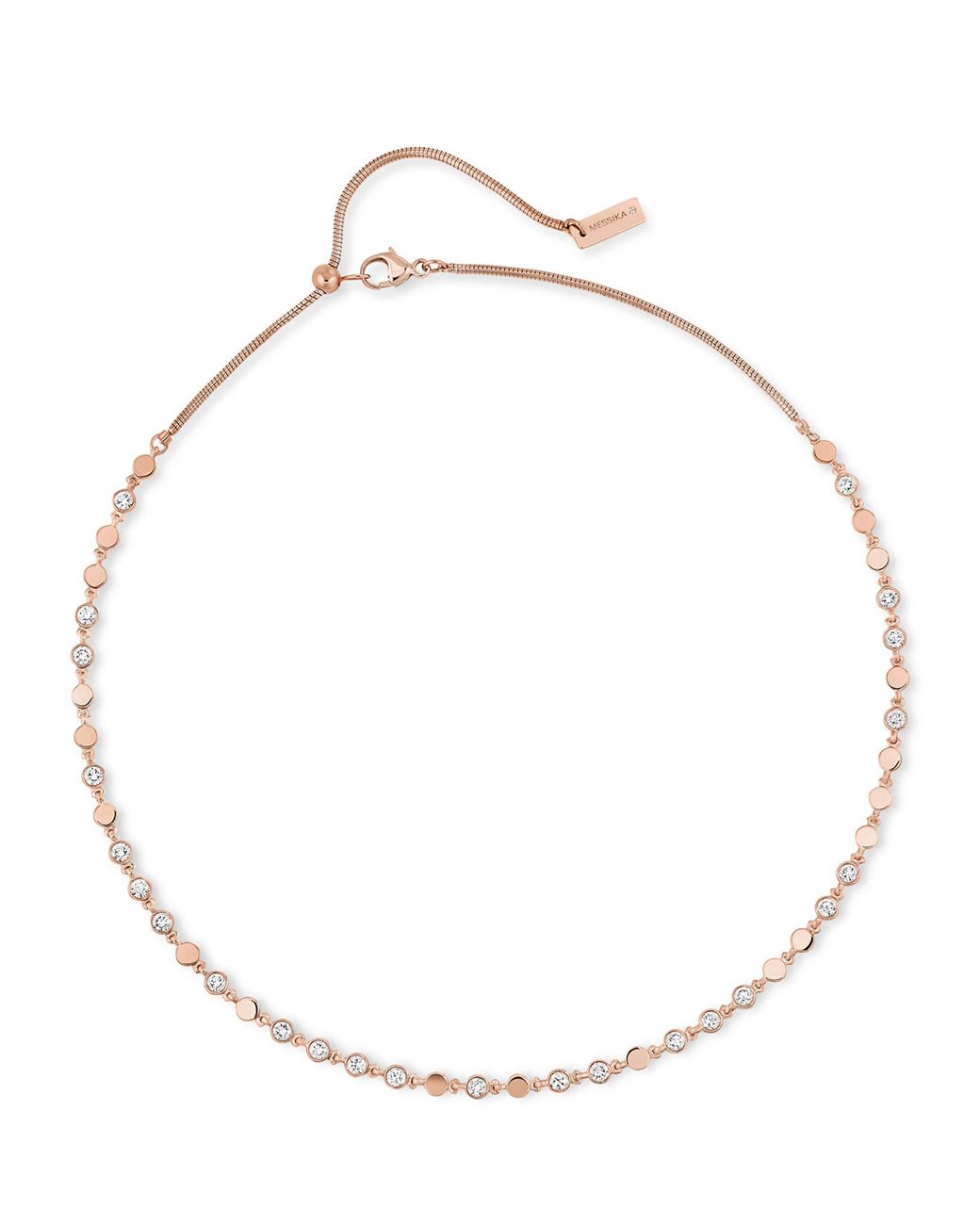 Messika Metallic D-Vibes And Diamond Necklace