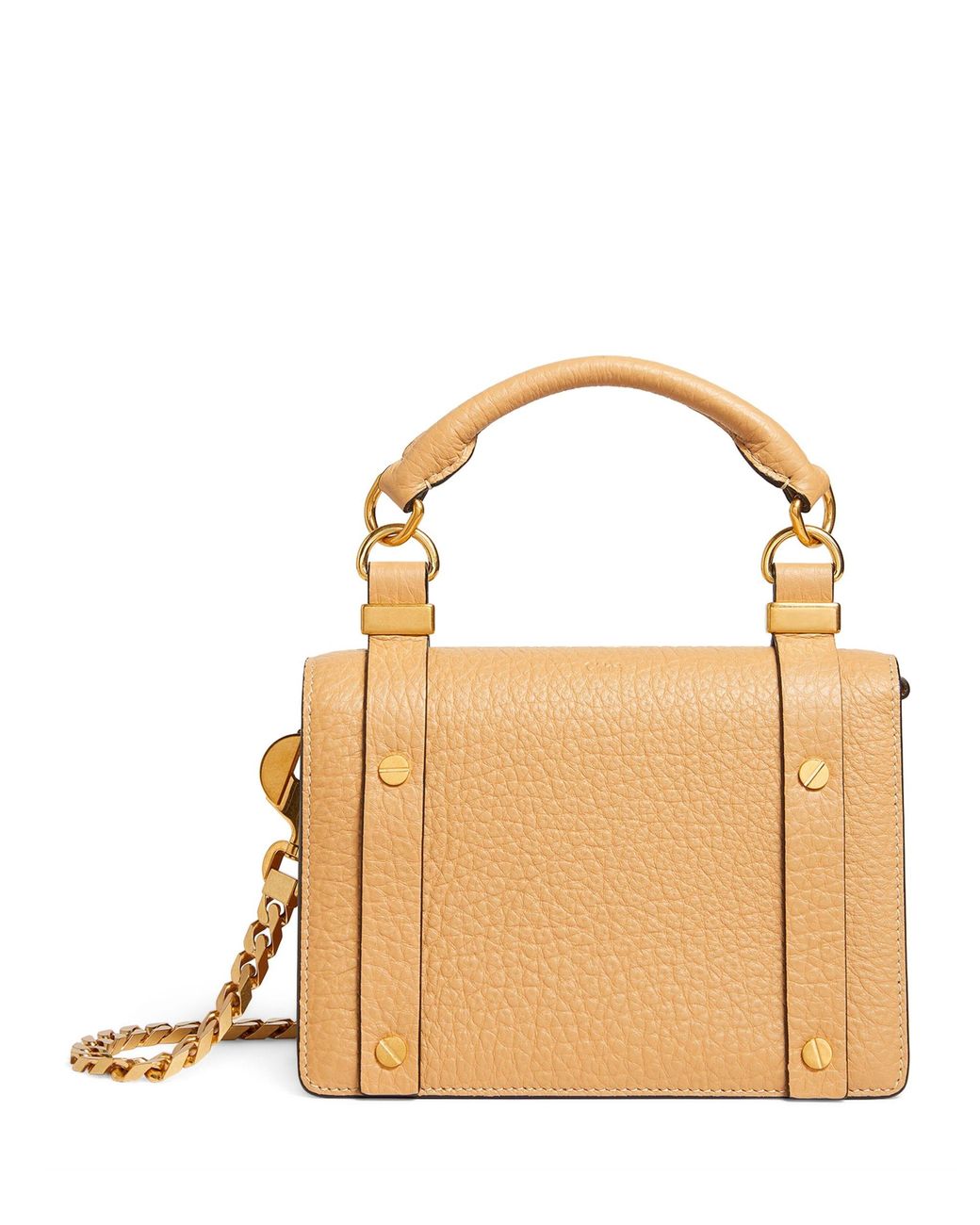 Chloé Small Leather Ora Top-handle Bag in Metallic | Lyst