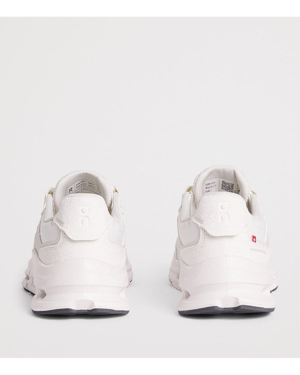 On Shoes White Cloudnova Rift Trainers