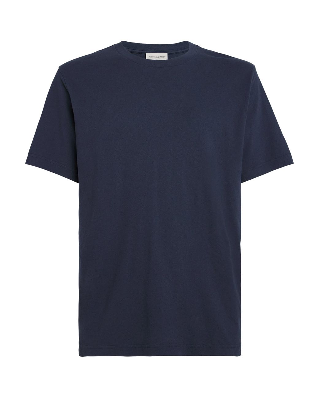 Frescobol Carioca Blue Cotton-Linen Dinis T-Shirt for men