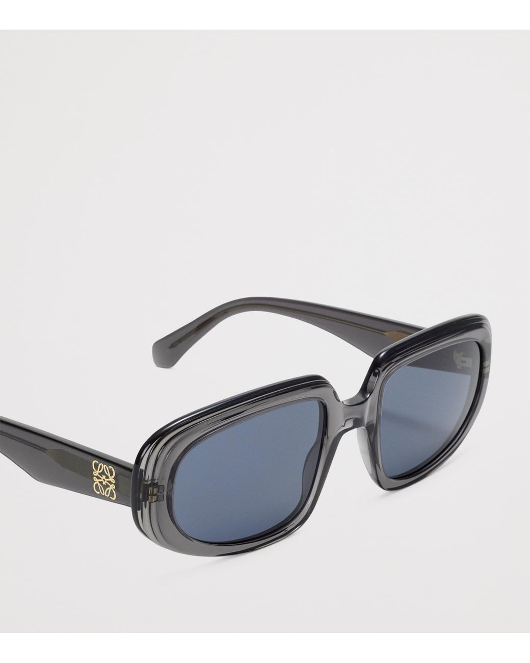 Loewe Blue Rectangular Steps Sunglasses