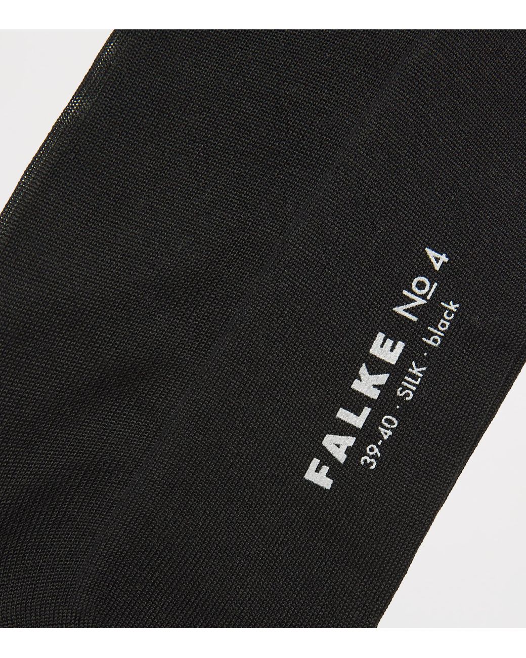 Falke Black No.4 Silk Socks for men