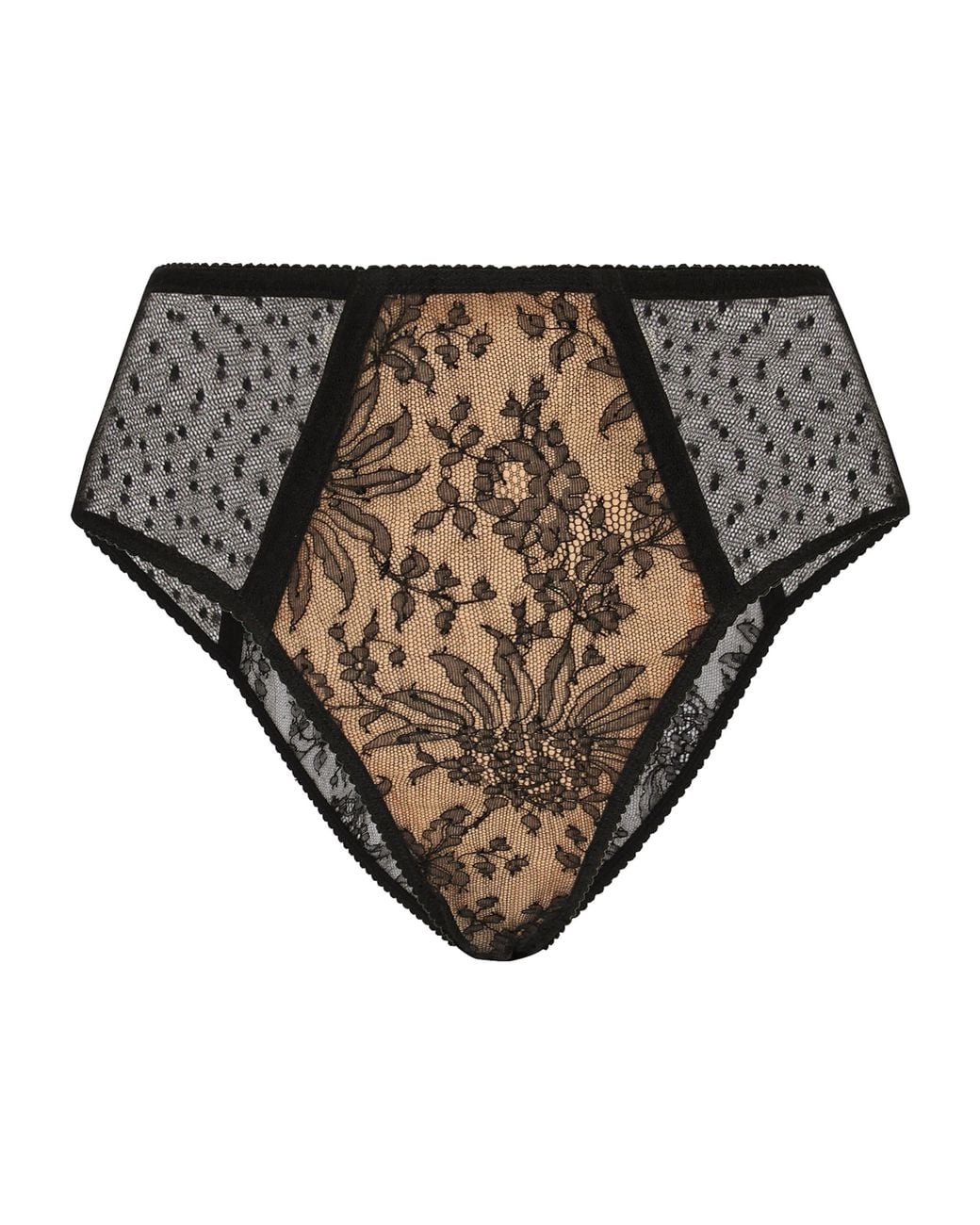 Dolce & Gabbana Gray Lace Briefs
