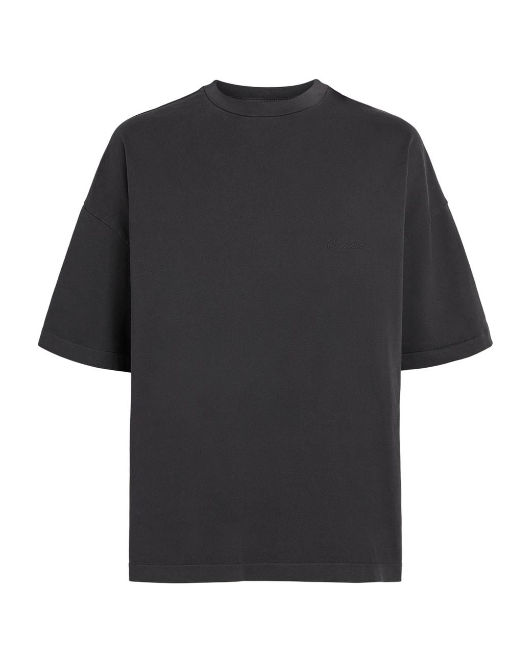 Fear Of God Black Cotton '90S Signature T-Shirt for men