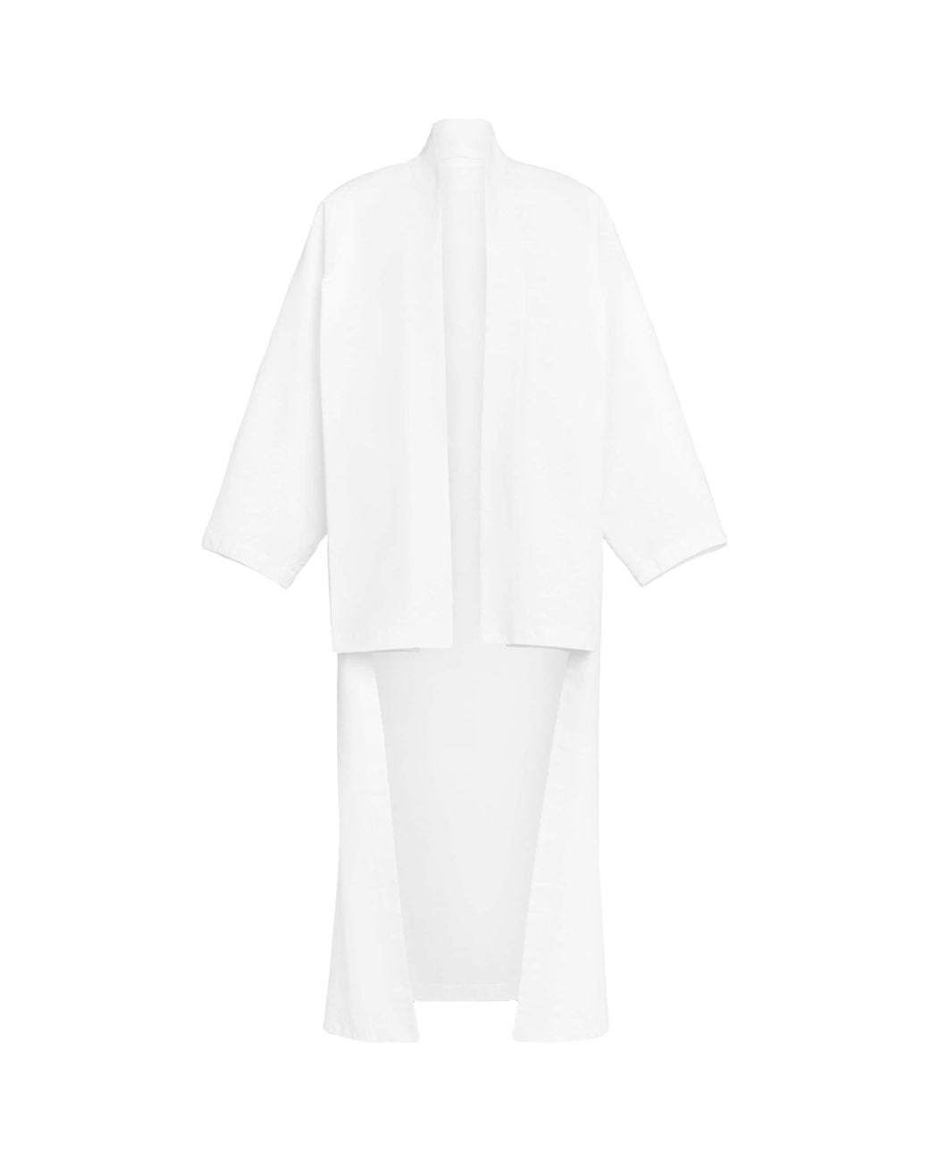 Alaïa White Supima Cotton Kimono Jacket
