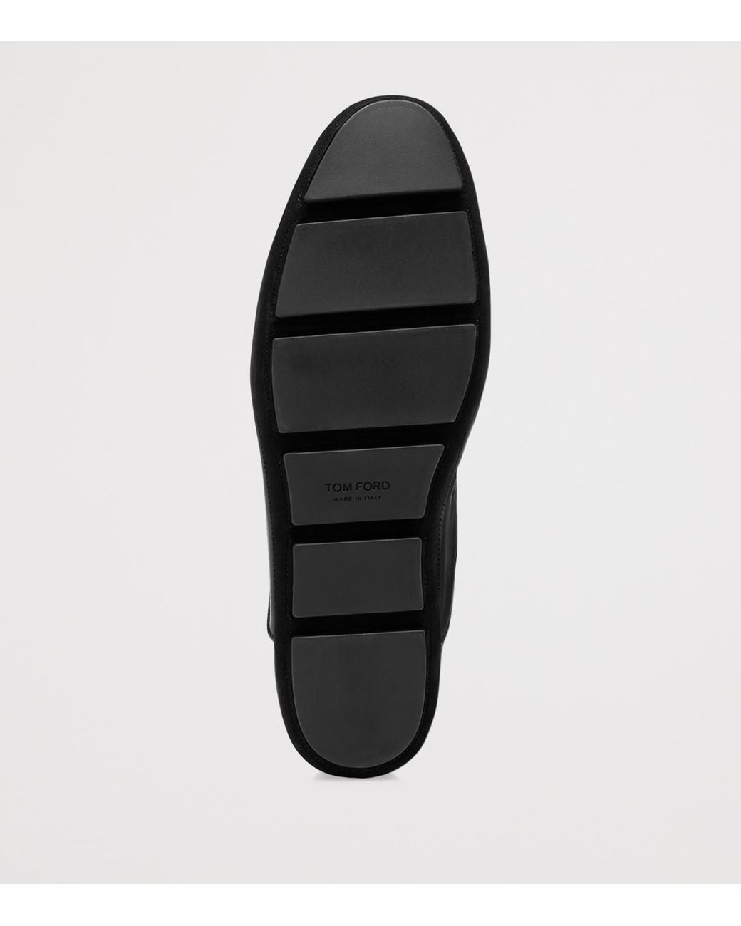 Tom Ford Black Leather Informal Slippers for men