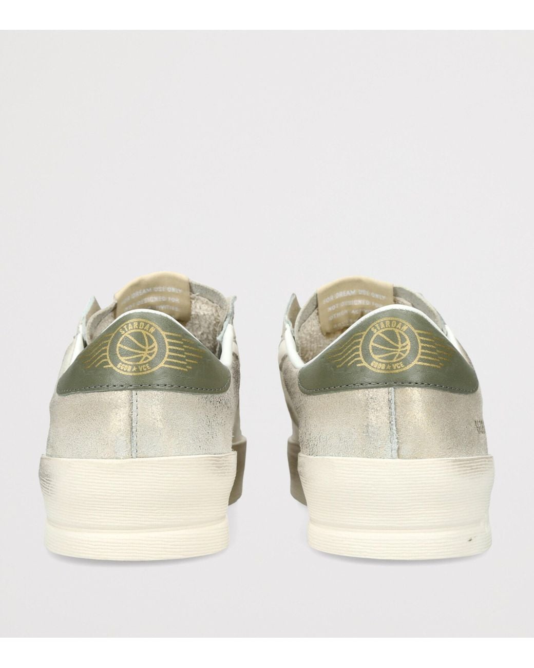 Golden Goose Deluxe Brand White Suede Stardan Sneakers