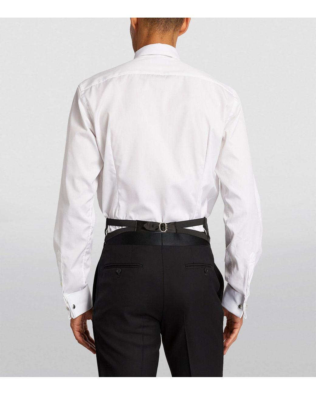 Canali Black Silk Cummerbund for men