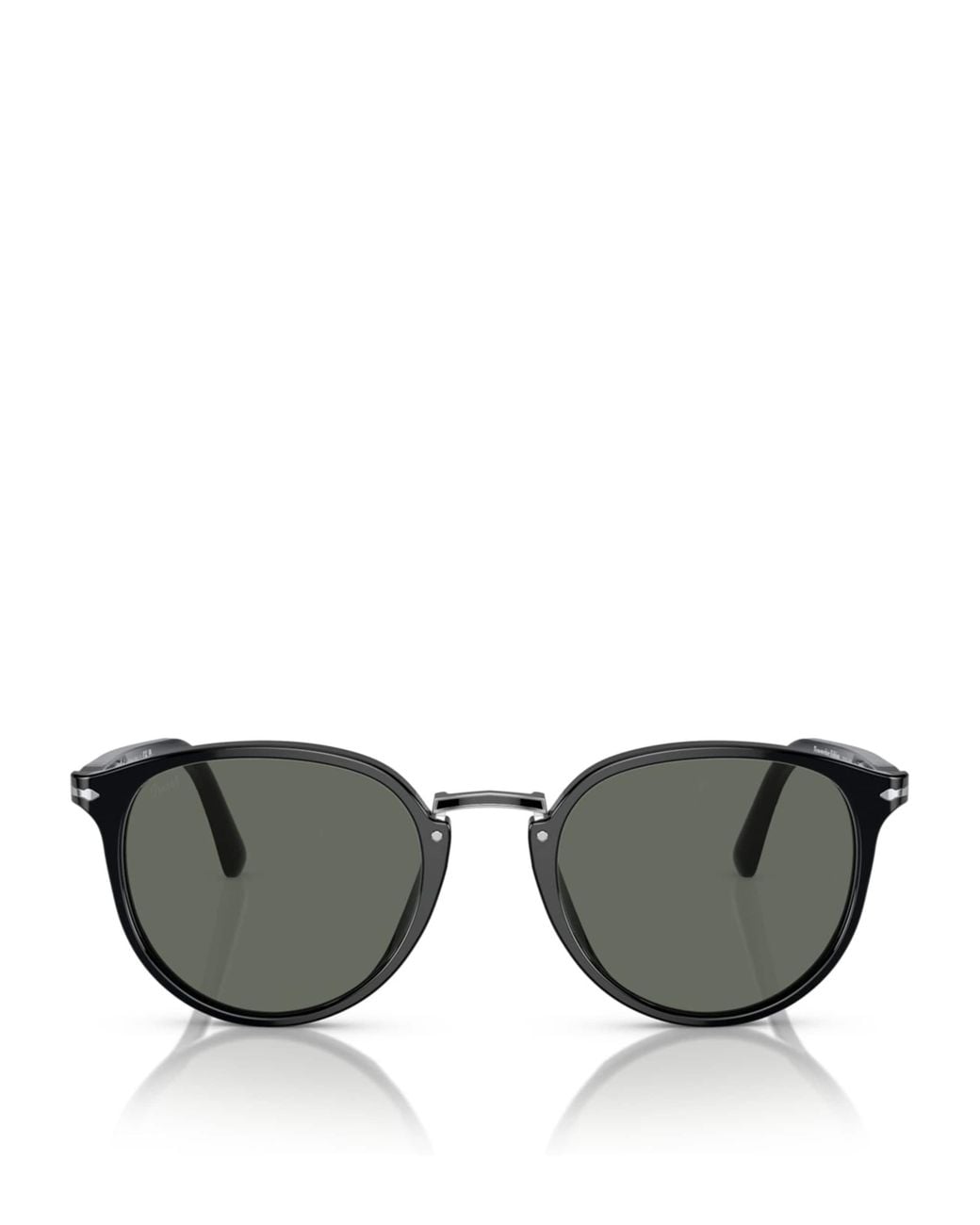 Persol Gray Acetate Rounded Square Sunglasses for men