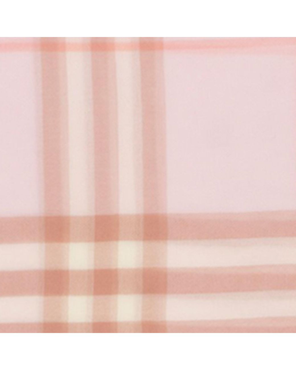 Burberry Pink Wool Check Scarf