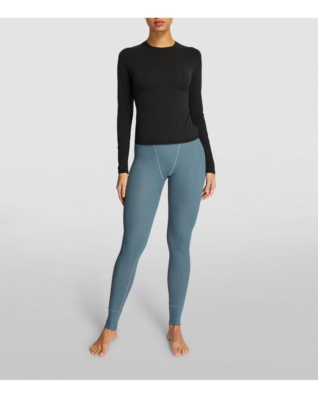 Skims Black Long-Sleeved T-Shirt