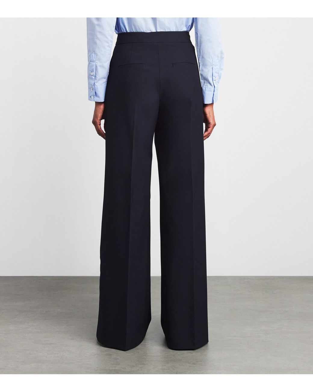 MAX&Co. Blue Wide-Leg Trousers