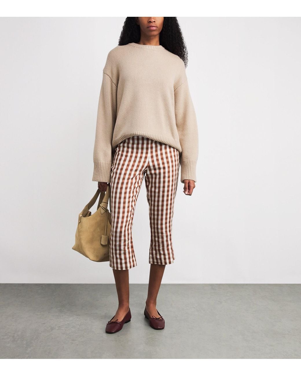 FRAME Natural Cashmere Crew-Neck Sweater