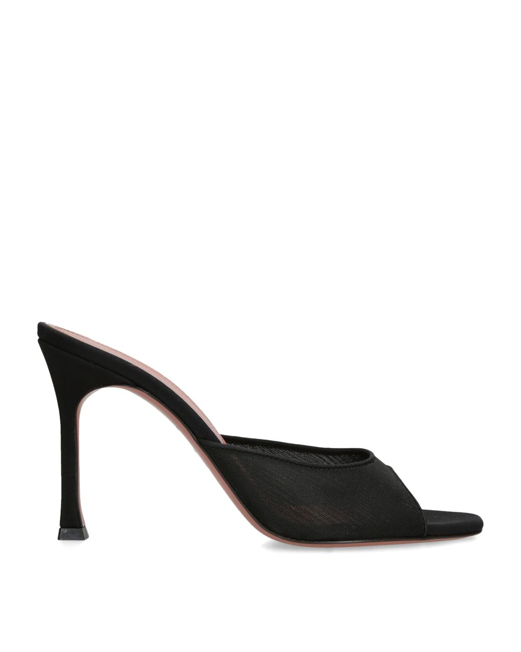 AMINA MUADDI Black Mesh Alexa Mules 95