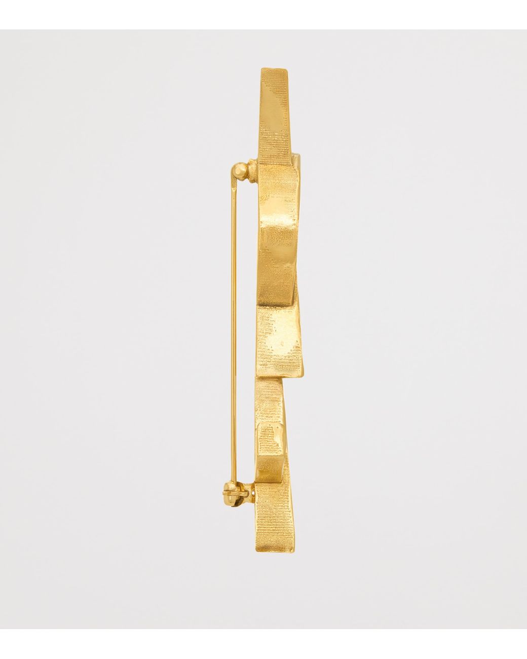 Saint Laurent Metallic Cassandre Brooch
