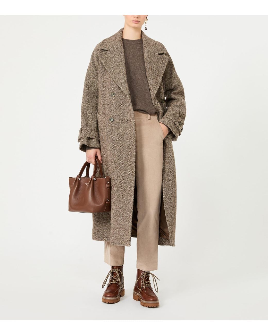 Weekend by Maxmara Natural Corduroy Slim Trousers