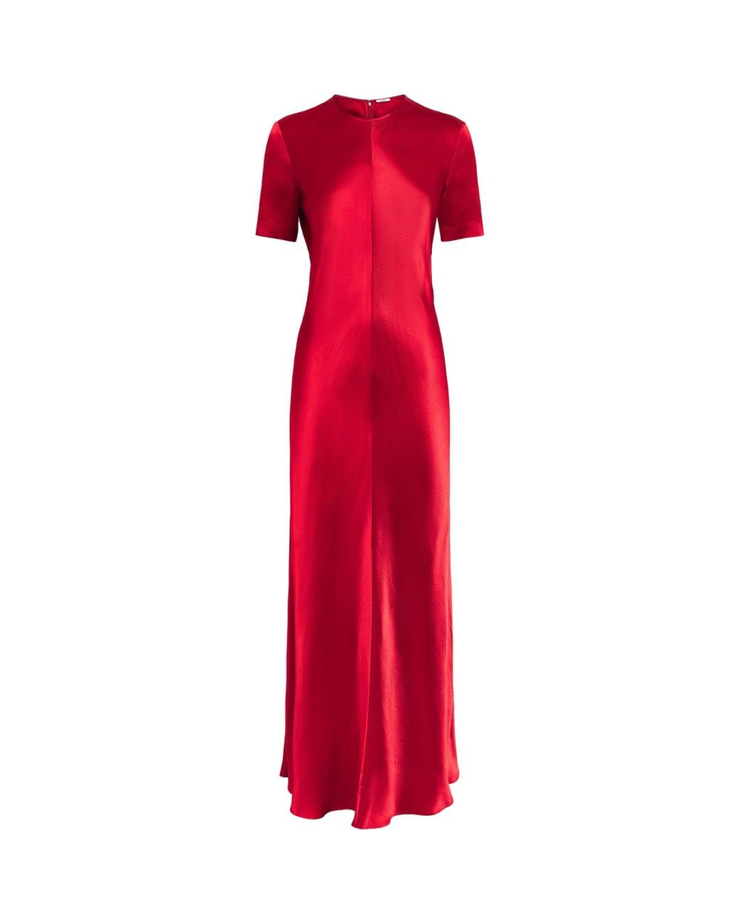 FFORME Red Satin Akriti Maxi Dress